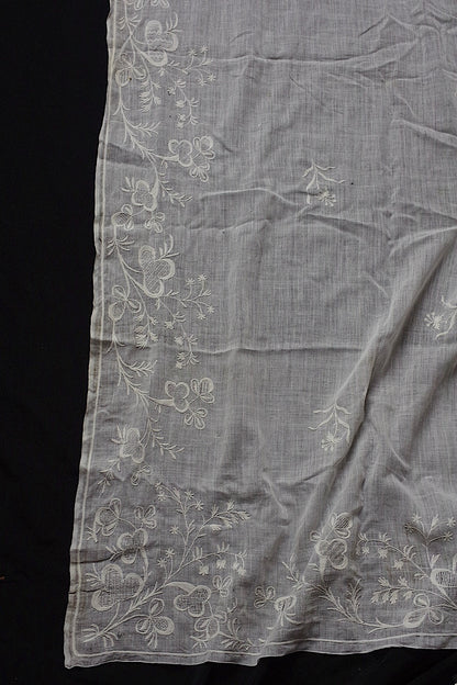 アンティークレース　dentelle antique　fichu 刺繍生地　lots 2 .FR a l'epoque