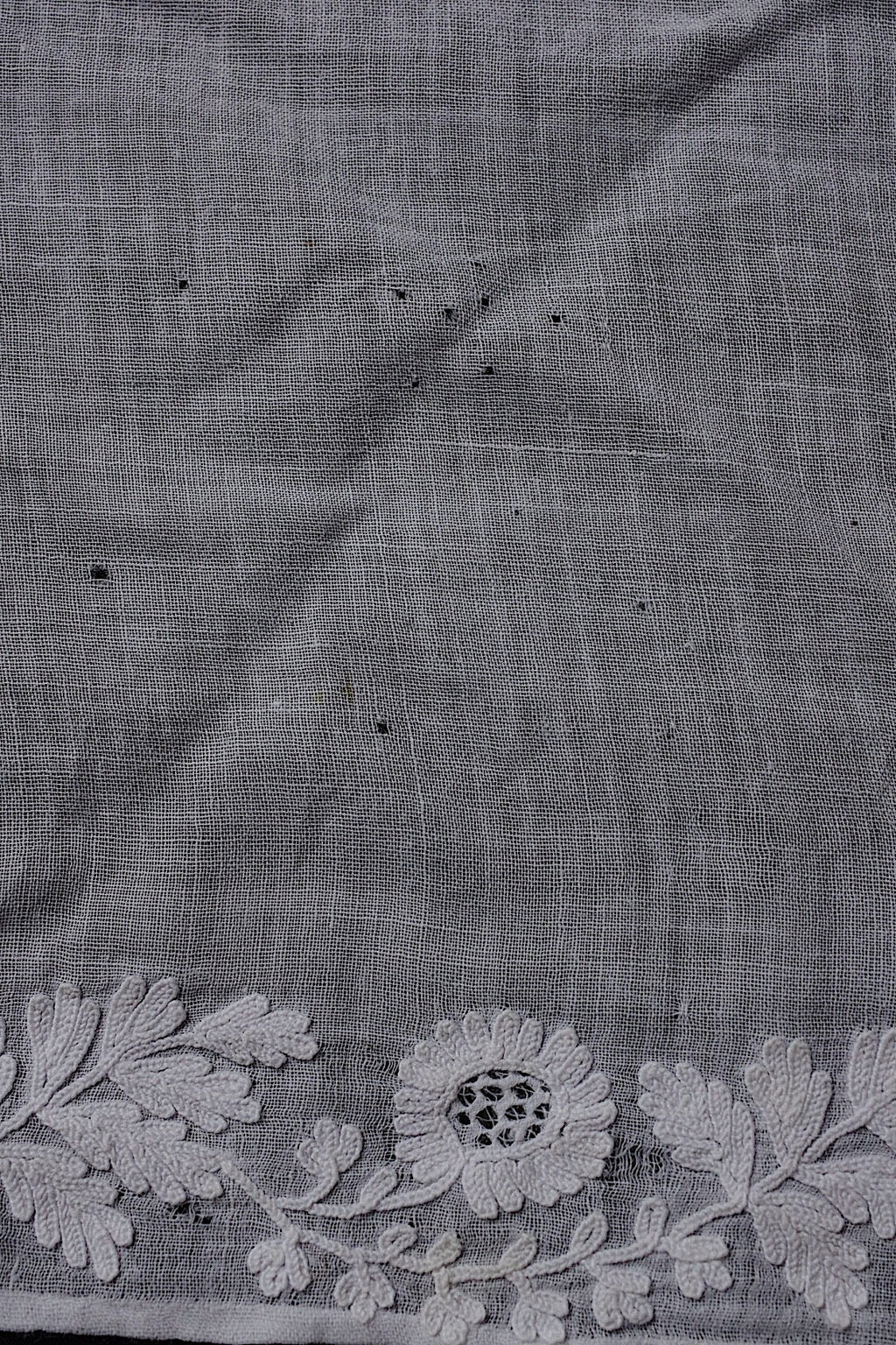 アンティークレース　dentelle antique　fichu 刺繍生地　lots 2 .FR a l'epoque