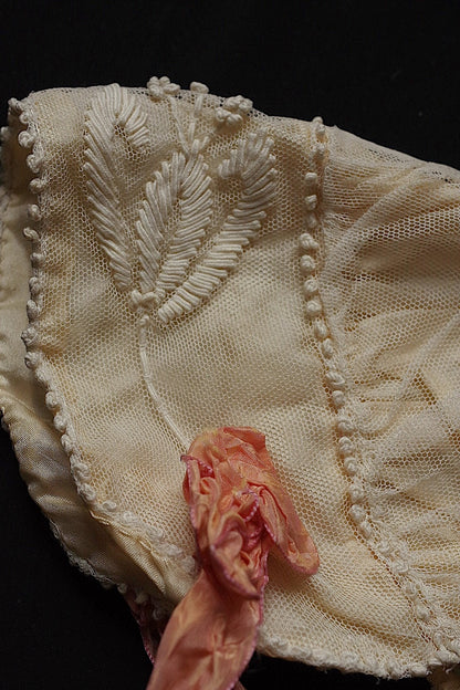 アンティーク子供服　vêtement d'enfant antique　子供服＋ボネ .FR a l'epoque