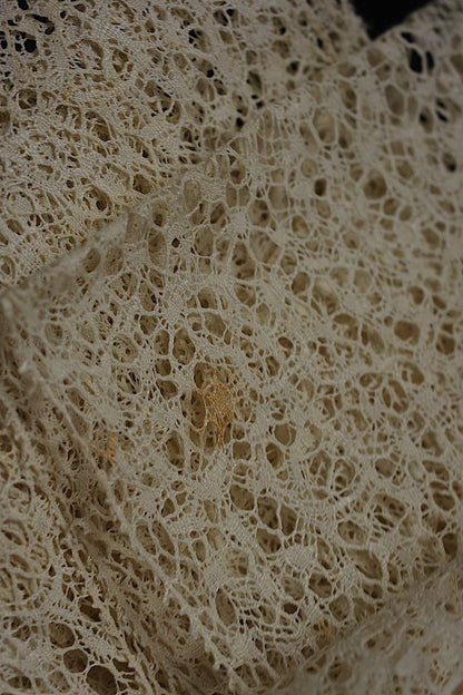アンティークレース　dentelle antique　357cm 55cm .FR a l'epoque
