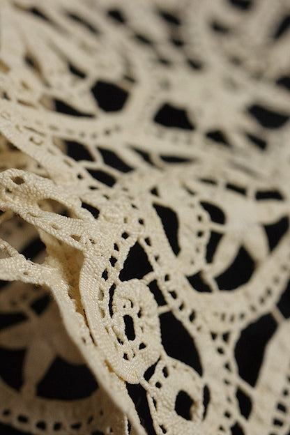 アンティークレース　dentelle antique　357cm 55cm .FR a l'epoque