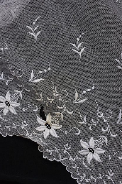 アンティークレース　dentelle antique　レース生地　613cm .FR a l'epoque