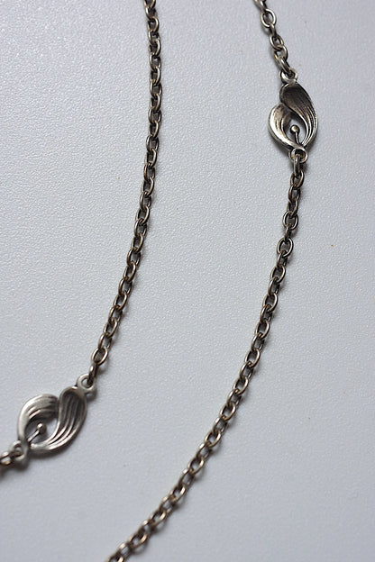 アンティークチェーンネックレス　collier amtique 宿木 .FR a l'epoque