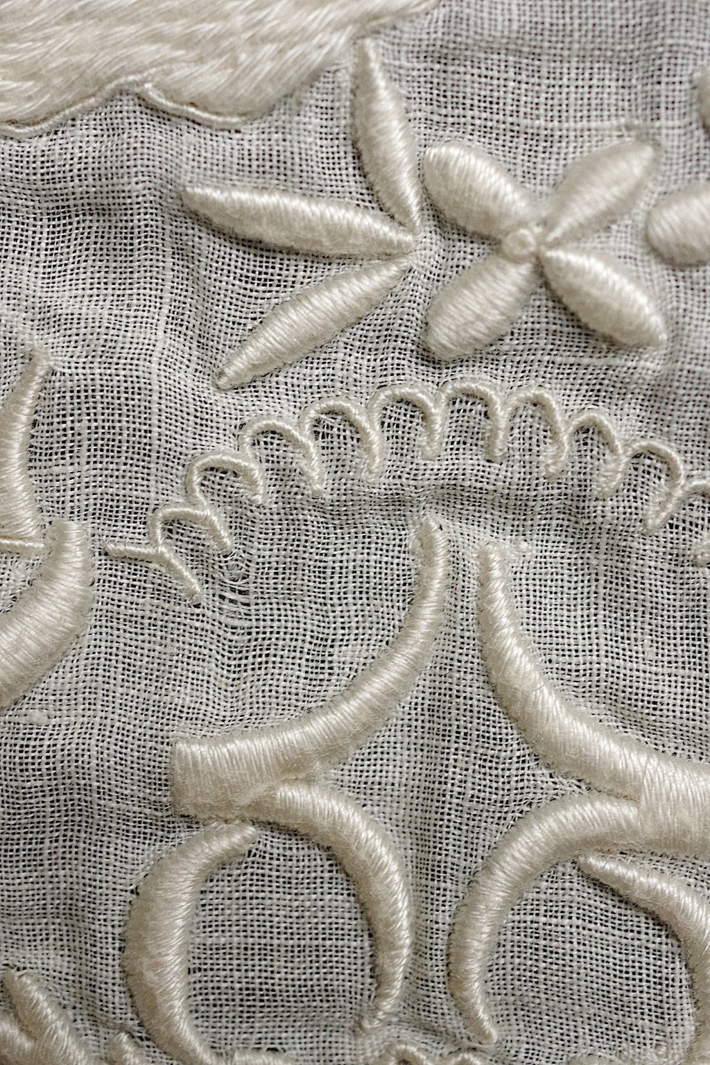 アンティークレース　dentelle antique 刺繍ハギレ .FR a l'epoque