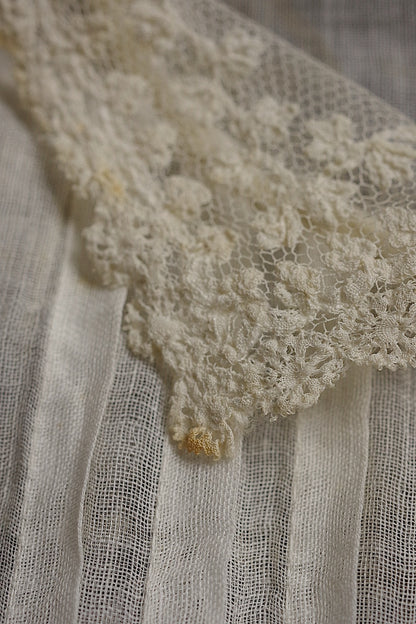 アンティークレース　dentelle antique plastron 刺繍 .FR a l'epoque