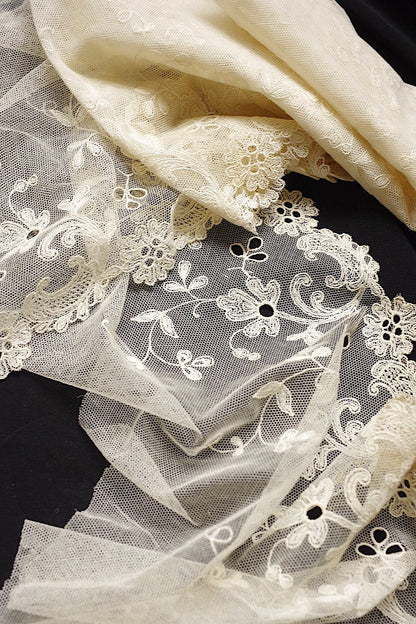 アンティークレース　dentelle antique　393cm .FR a l'epoque