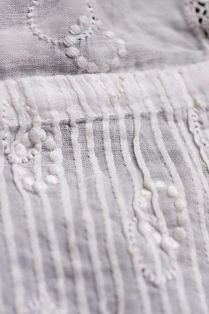 アンティークレース　dentelle antique　エプロン2つ .FR a l'epoque