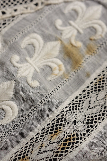 アンティークレース　dentelle antique　刺繍　lot1 .FR a l'epoque