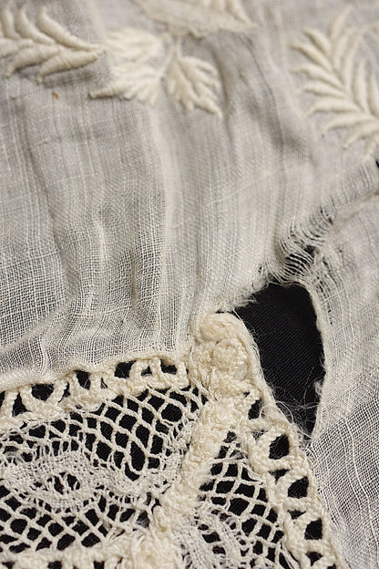 アンティークレース　dentelle antique　刺繍　lot1 .FR a l'epoque
