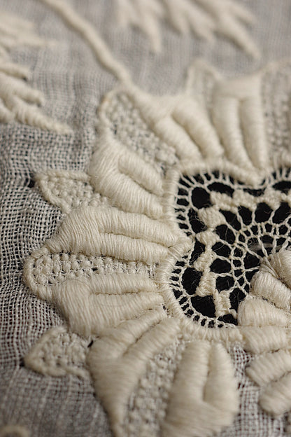 アンティークレース　dentelle antique　刺繍　lot1 .FR a l'epoque