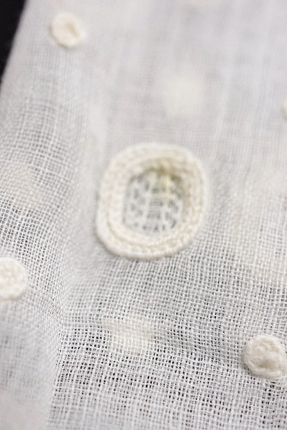 アンティークレース　dentelle antique　刺繍ショール .FR a l'epoque