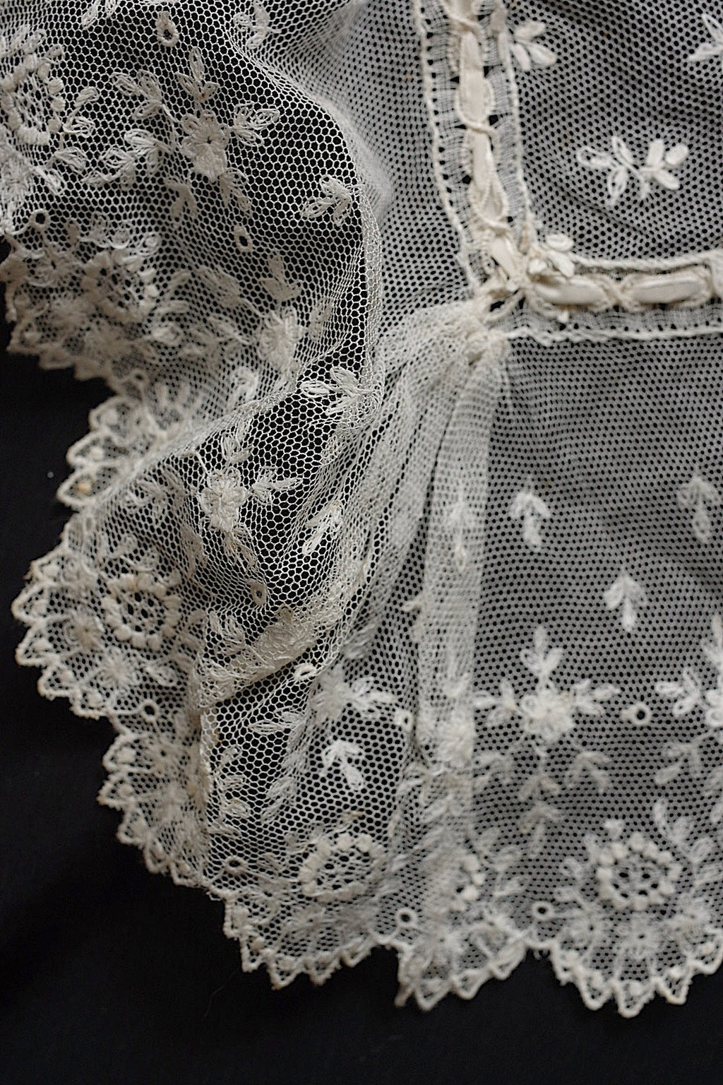 アンティークレース　dentelle antique　ベール　素材用 .FR a l'epoque