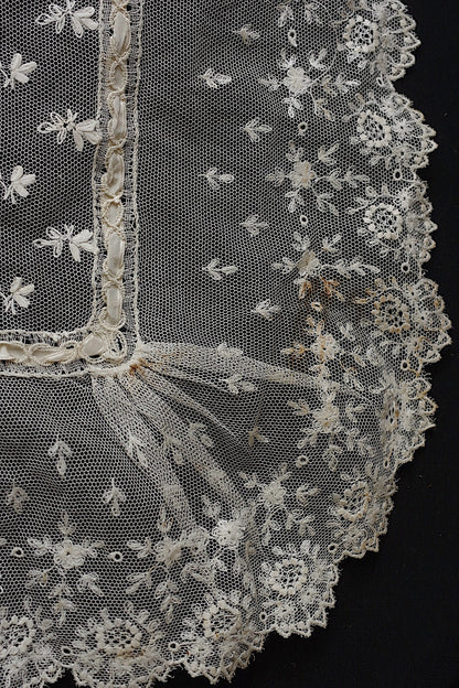 アンティークレース　dentelle antique　ベール　素材用 .FR a l'epoque