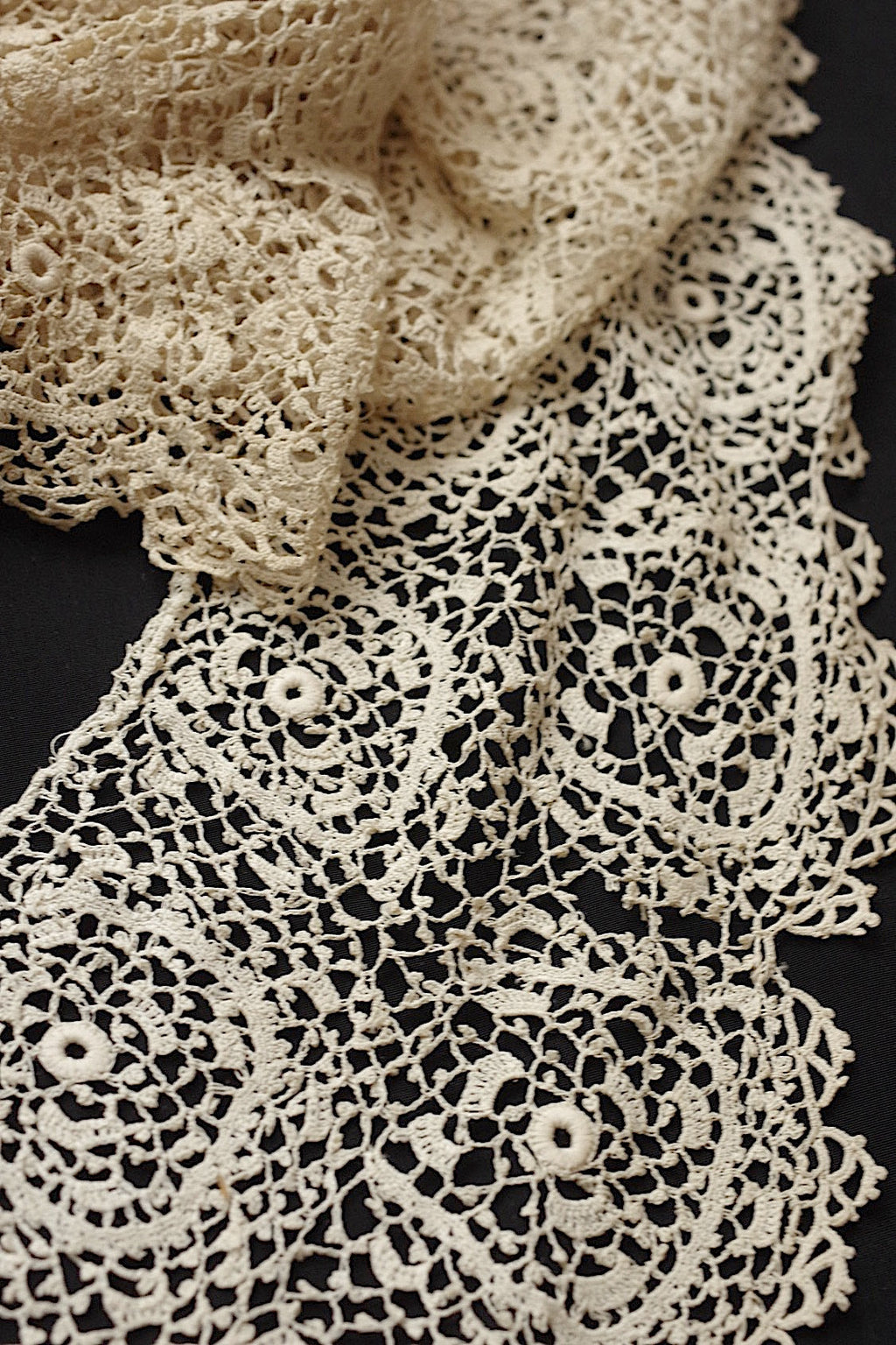 アンティークレース　dentelle antique　クロシェレース　素材用 .FR a l'epoque