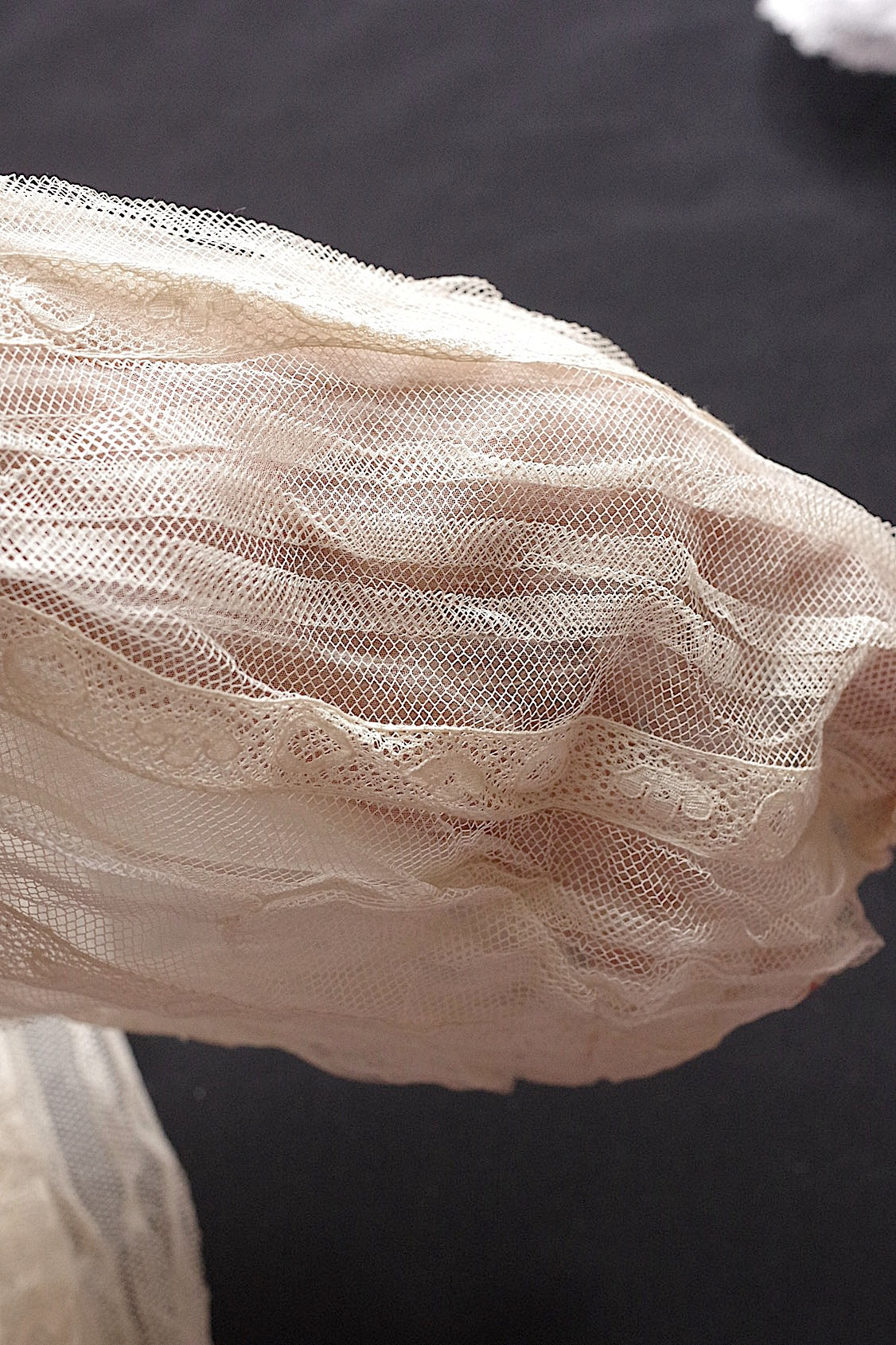 アンティークレース　dentelle antique　plastron など3種　素材用 .FR a l'epoque