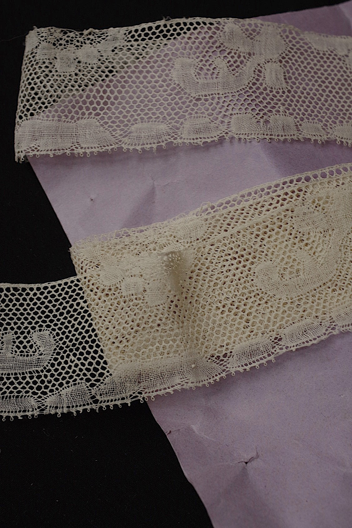 アンティークレース　dentelle antique　18cm240cm .FR a l'epoque