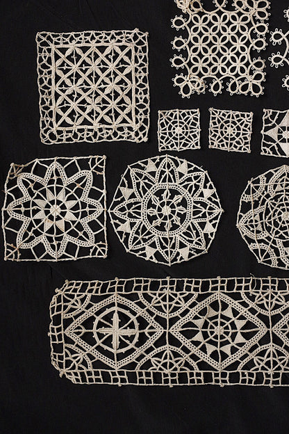 アンティークレース　dentelle antique モチーフ12pieces .FR a l'epoque