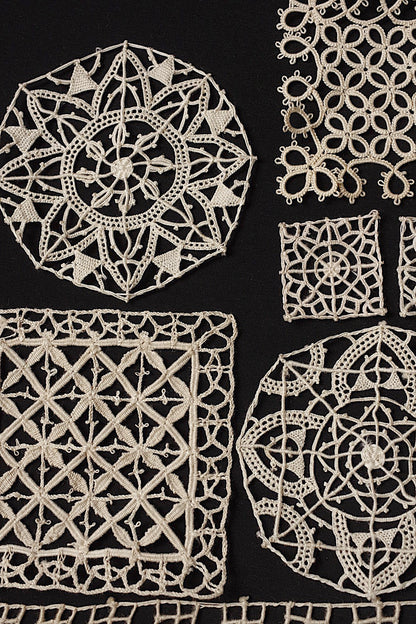 アンティークレース　dentelle antique モチーフ12pieces .FR a l'epoque