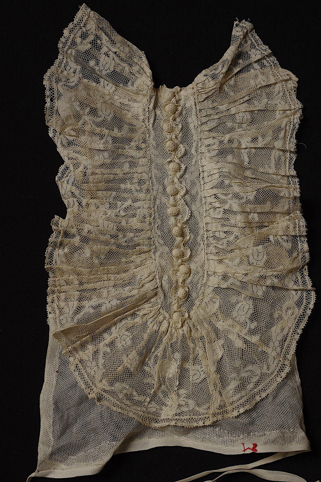 アンティークレース　dentelle antique ジャボ1 .FR a l'epoque