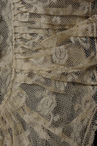 アンティークレース　dentelle antique ジャボ1 .FR a l'epoque