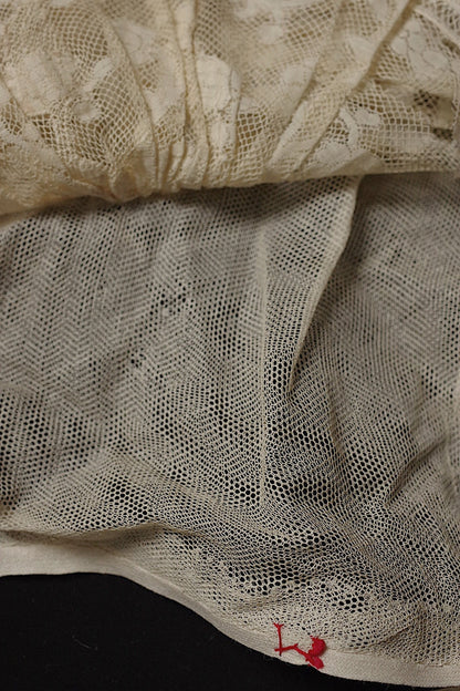 アンティークレース　dentelle antique ジャボ1 .FR a l'epoque