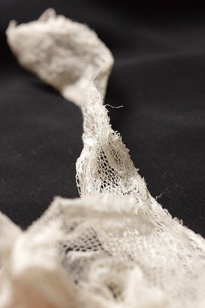 アンティークレース　dentelle antique ジャボ2 .FR a l'epoque