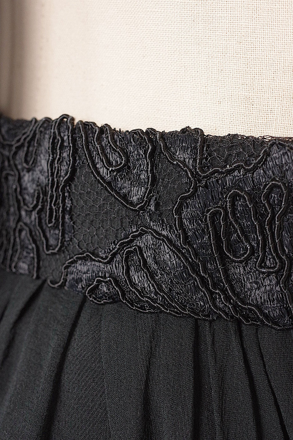 アンティークスカート　vêtement  antique　シフォンドレープスカート .FR a l'epoque