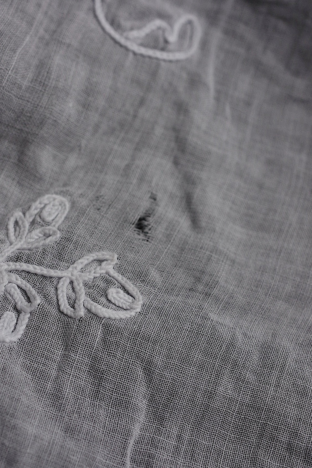 アンティークカーテン　linge de maison  antique　コーネリー .FR a l'epoque