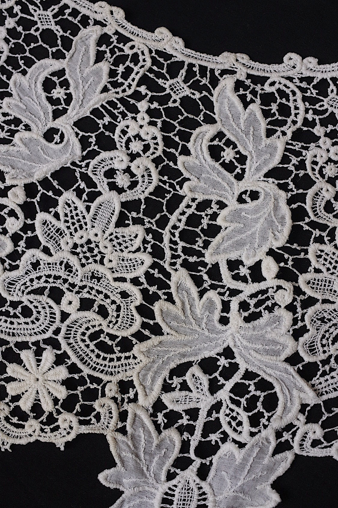 アンティークレース dentelle antique　襟 .FR a l'epoque