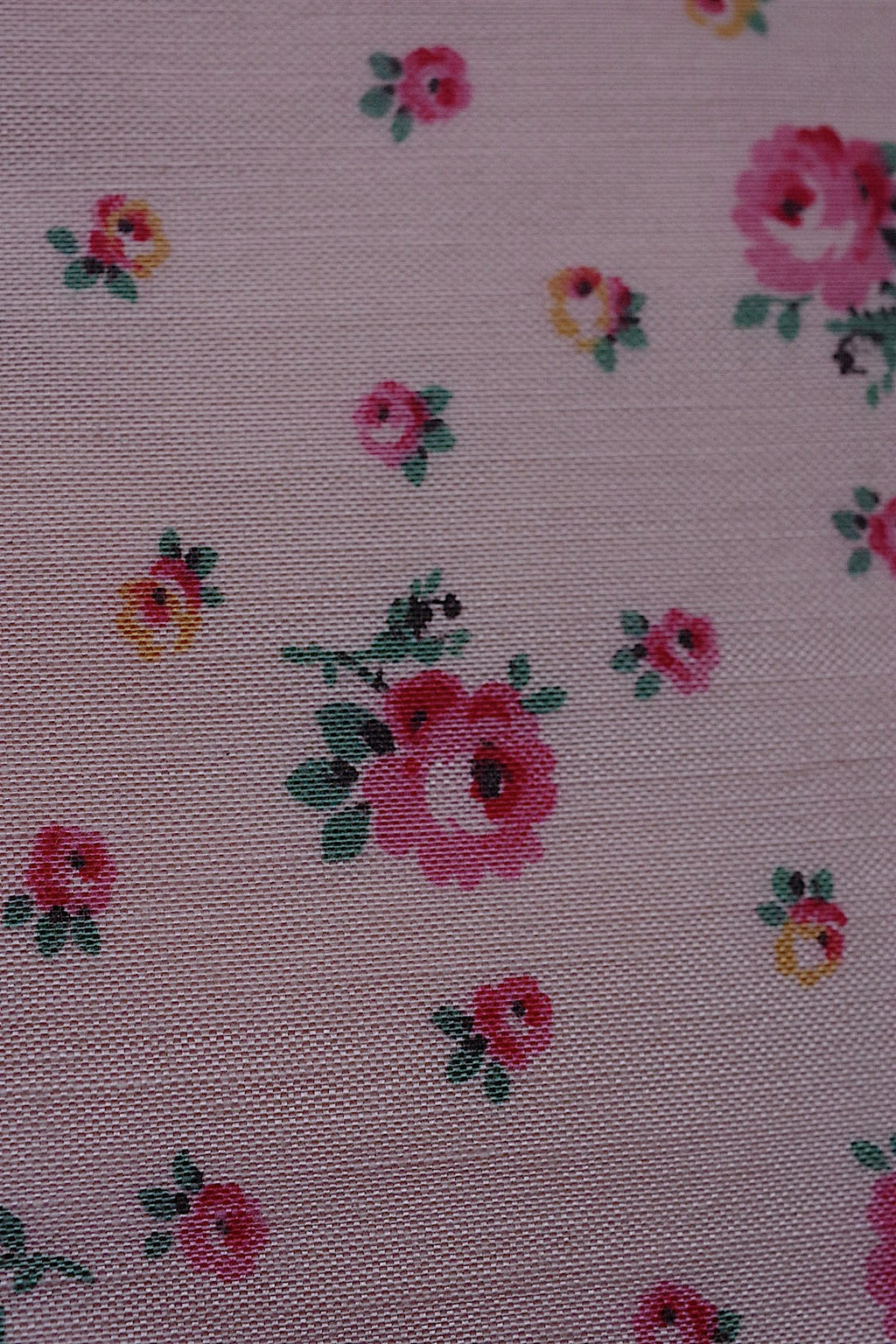 アンティーククッション型ポシェット  tissu antique　小花がら生地 クッション .FR a l'epoque
