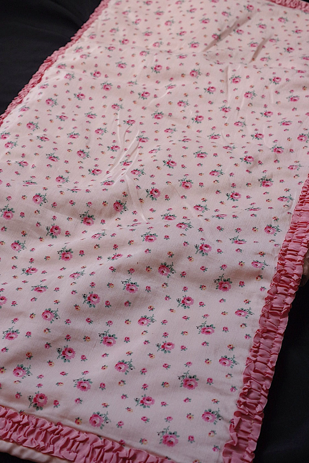 アンティーククッション型ポシェット  tissu antique　小花がら生地 クッション .FR a l'epoque