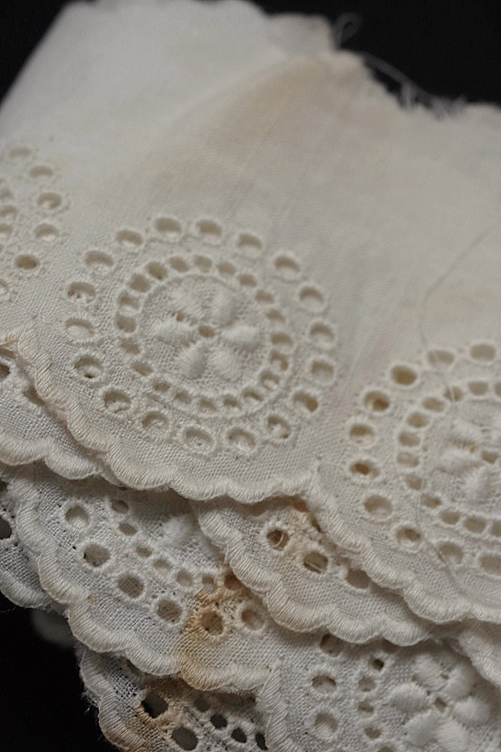 アンティークレース　dentelle antique  カットワーク lot .FR a l'epoque