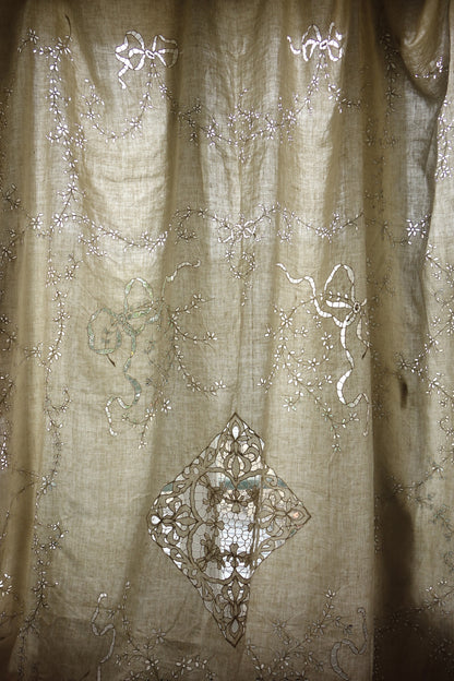 刺繍インテリア生地刺繍