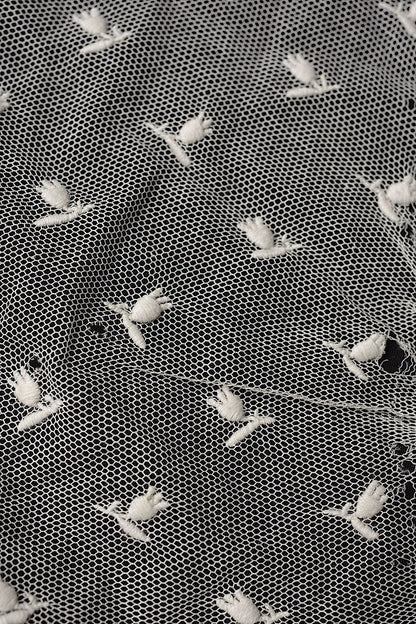 アンティークレース dentelle antique 刺繍ハギレ＋ベール .FR a l'epoque