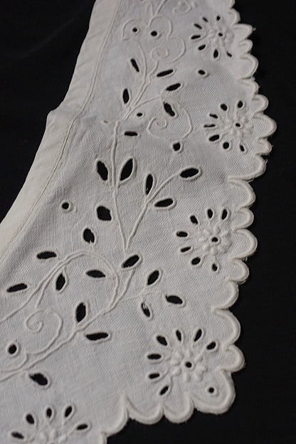 アンティークレース dentelle antique 　襟3つ .FR a l'epoque