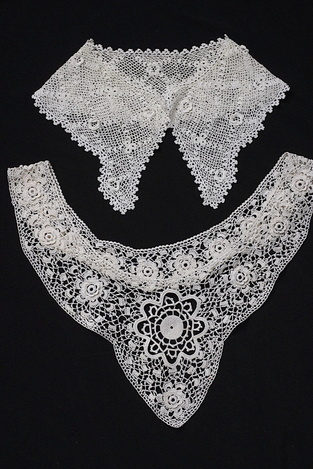 アンティークレース dentelle antique 　クロシェ　首周り .FR a l'epoque