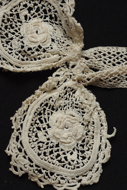 アンティークレース dentelle antique 　クロシェ素材用 lots8 .FR a l'epoque