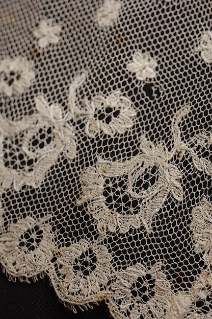アンティークレース　dentelle antique 45+220cm .FR a l'epoque