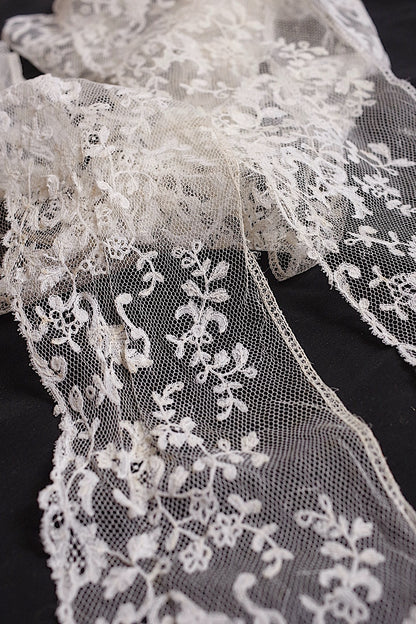 アンティークレース　dentelle antique　270cm .FR a l'epoque