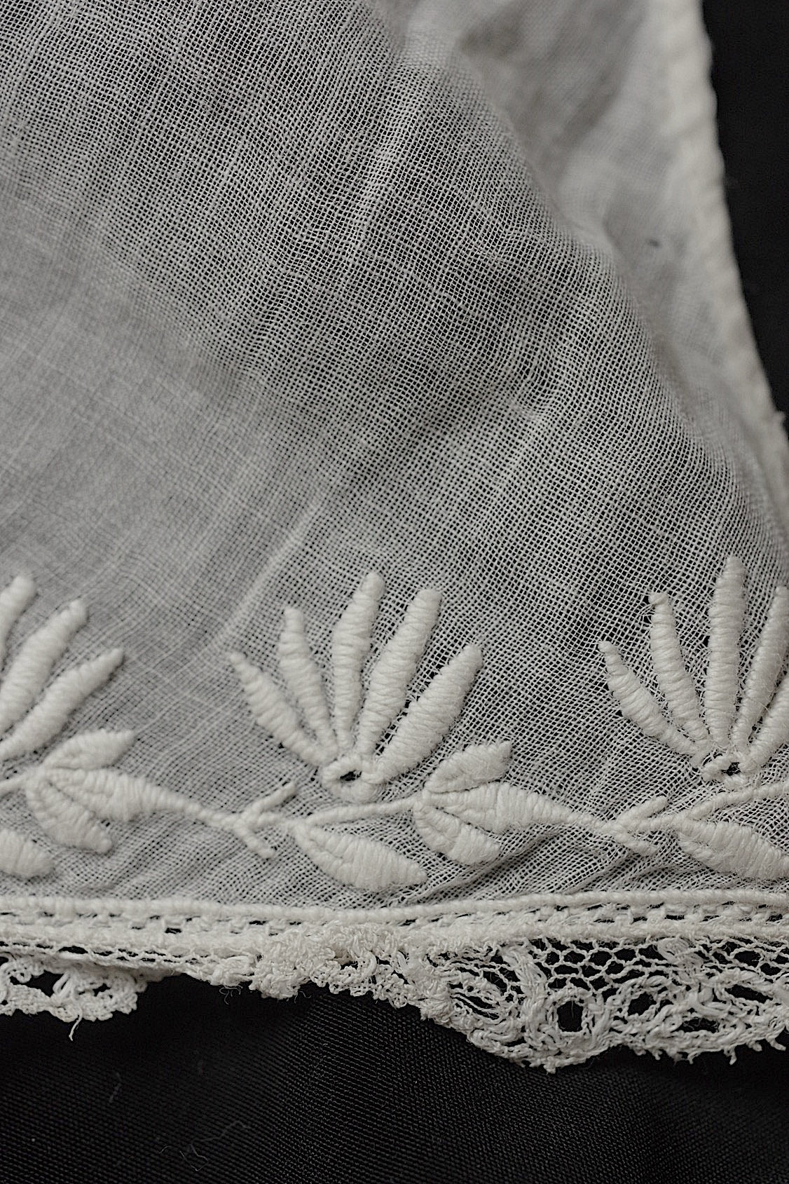 アンティークレース　dentelle antique  antique lace　パーツlot .FR a l'epoque