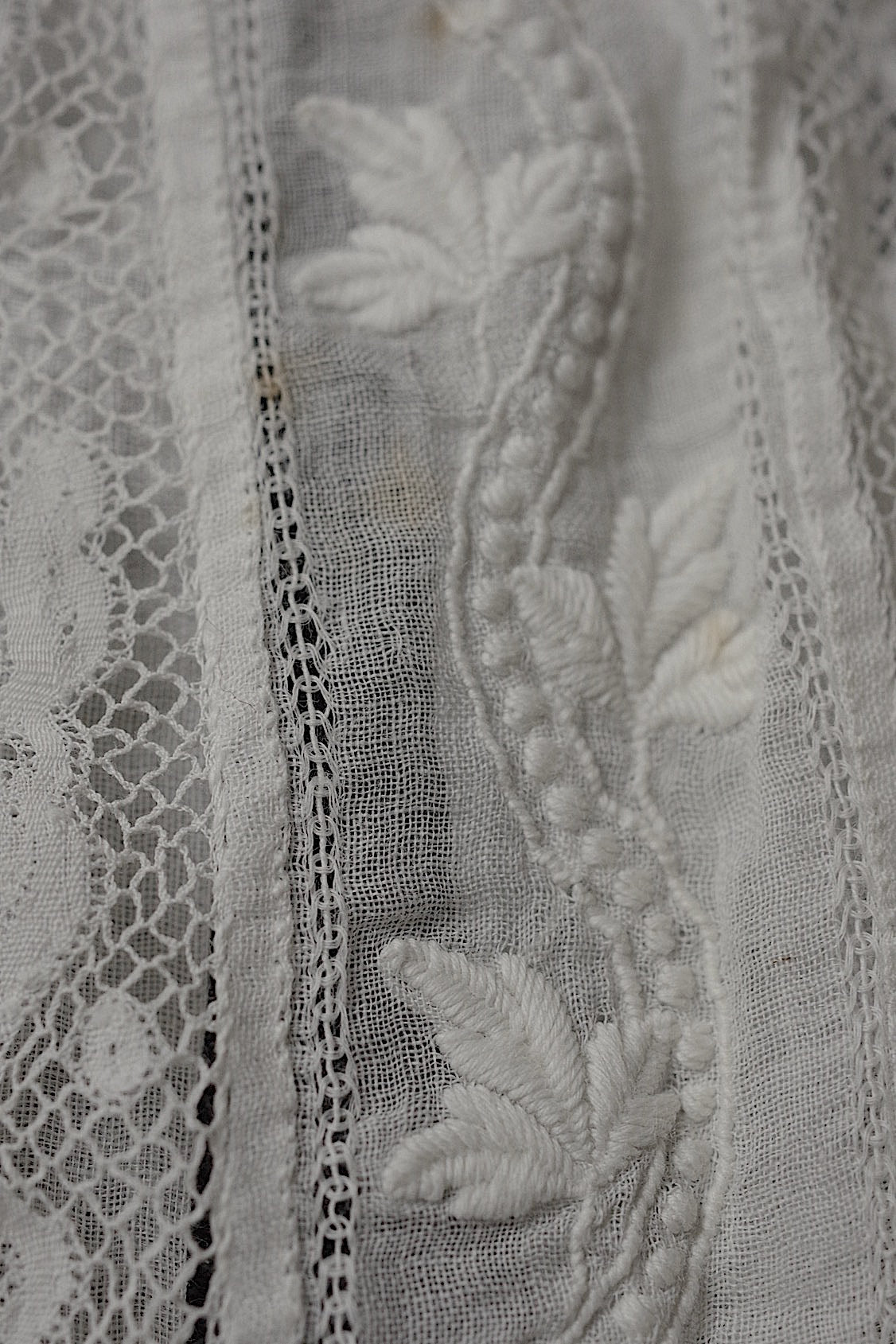 アンティークレース　dentelle antique  antique lace　パーツlot .FR a l'epoque