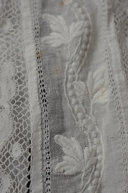 アンティークレース　dentelle antique  antique lace　パーツlot .FR a l'epoque