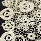 アンティークレース　dentelle antique  antique lace　クロシェ幅広襟 .FR a l'epoque