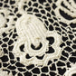 アンティークレース　dentelle antique  antique lace　クロシェ幅広襟 .FR a l'epoque