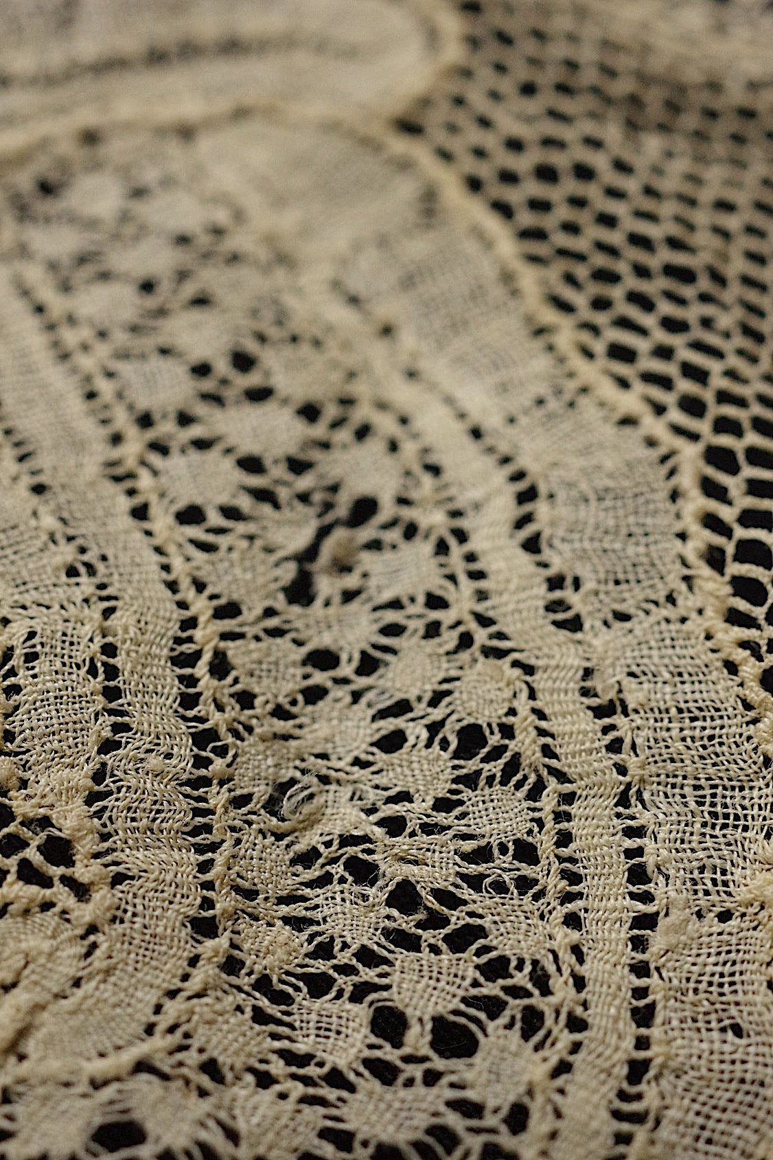 アンティークレース　dentelle antique  antique lace　３種 .FR a l'epoque