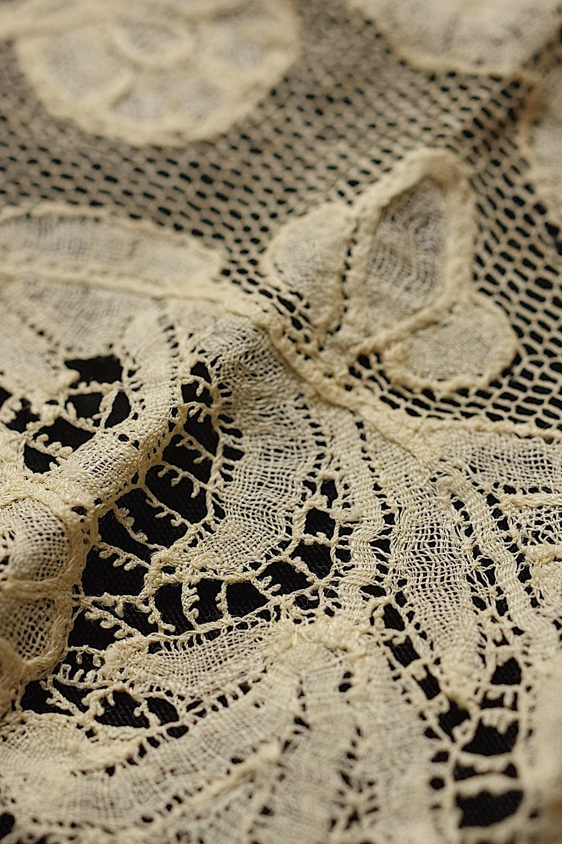 アンティークレース　dentelle antique  antique lace　３種 .FR a l'epoque