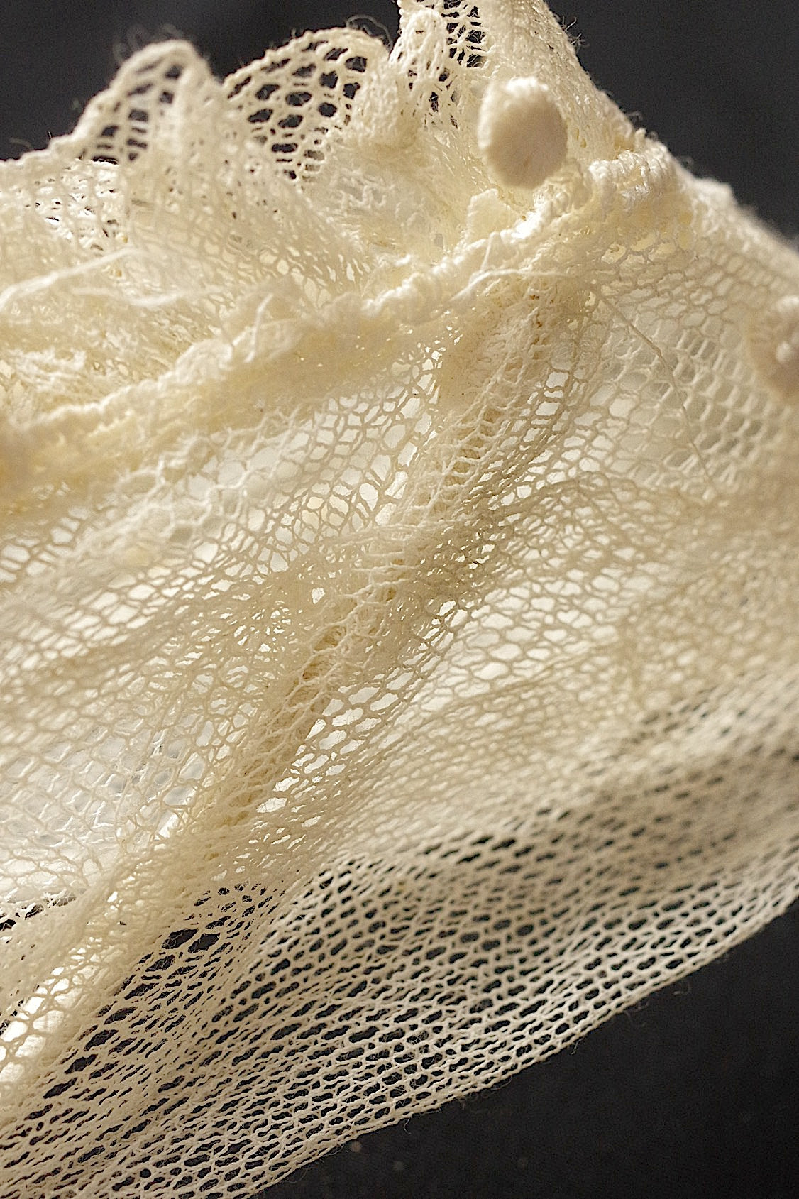 アンティークレース　dentelle antique  antique lace　ジャボ .FR a l'epoque