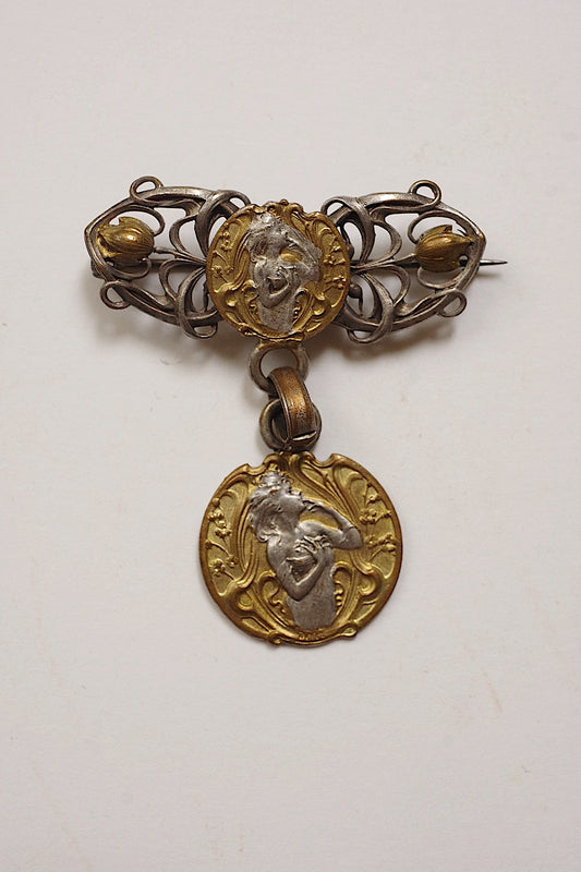 antique broche アンティークブローチ　アールヌーヴォー .FR a l'epoque