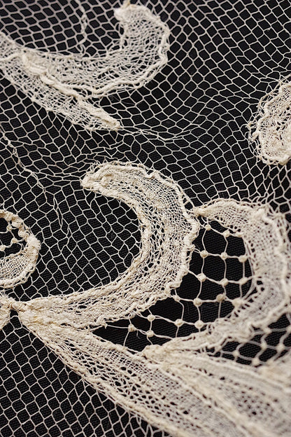 アンティークレース　antique dentelle　195cm .FR a l'epoque