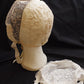 アンティークレース　antique dentelle　ボネ2つ .FR a l'epoque